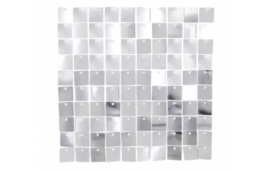 Panel Brillante de Lentejuelas Cuadrado (30cm * 30cm)