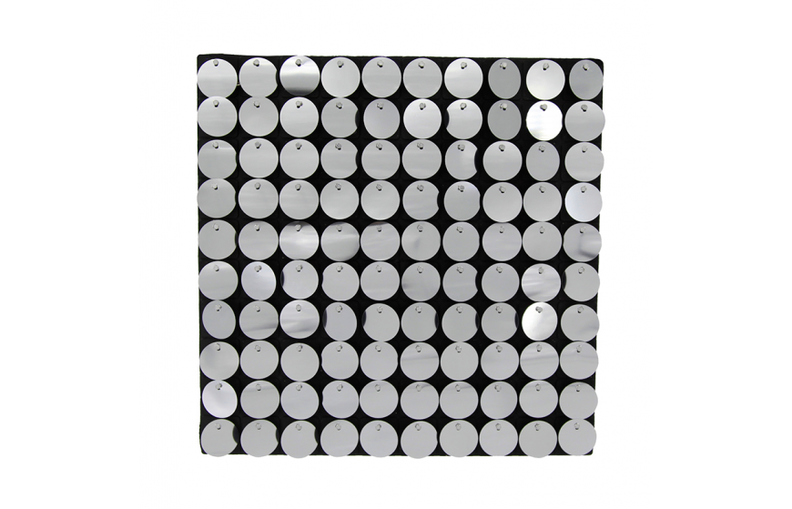 Panel Brillante de Lentejuelas Circular (30cm * 30cm)